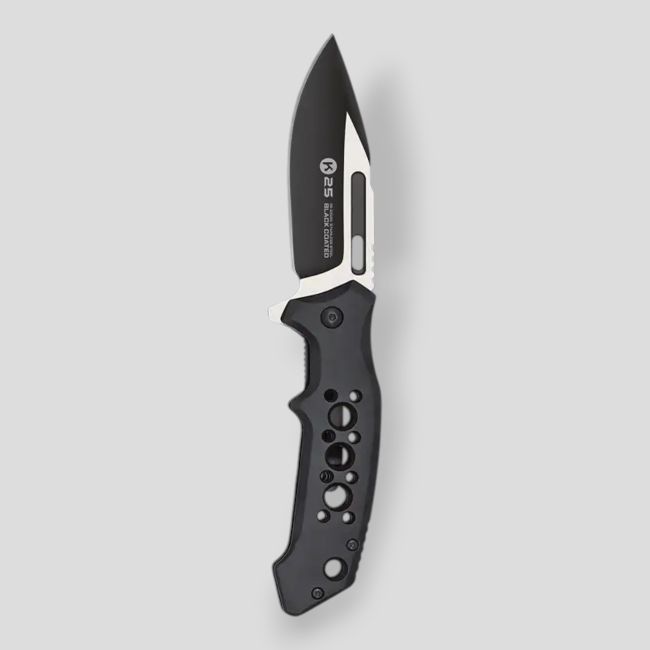 Opvouwbaar tactisch mes Zwart - K25