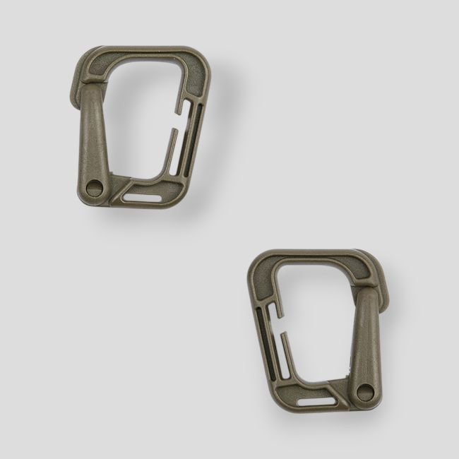 Lot de 2 mousquetons grimloc - Vert - 101 Inc