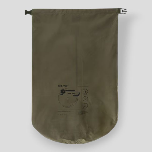 Bolsa de transporte impermeable 13L - Verde Oliva - Mil-Tec