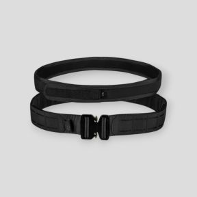 Ceinturon duo cobra noir nylon 1000D - Ares