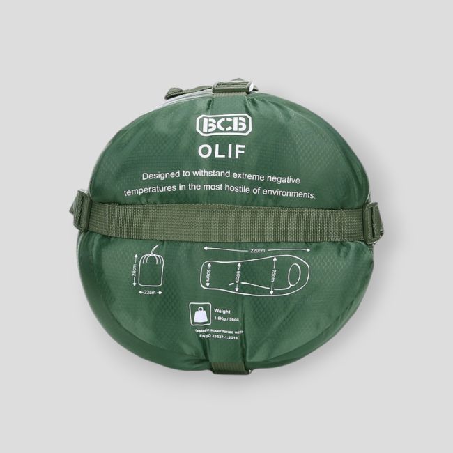 Saco de Dormir verão (-7° a 0°) CT121O - Verde Oliva - BCB International