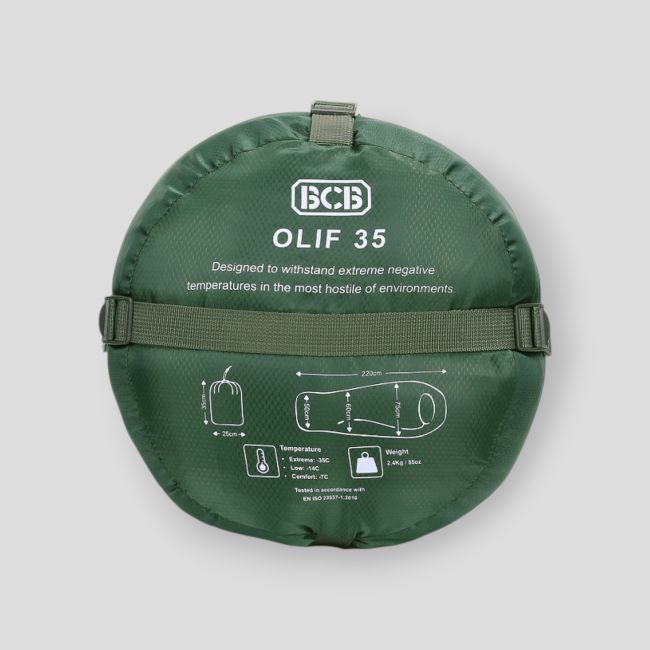 Sac de Couchage été (-35° à -7°) CT120O - Vert Olive - BCB International