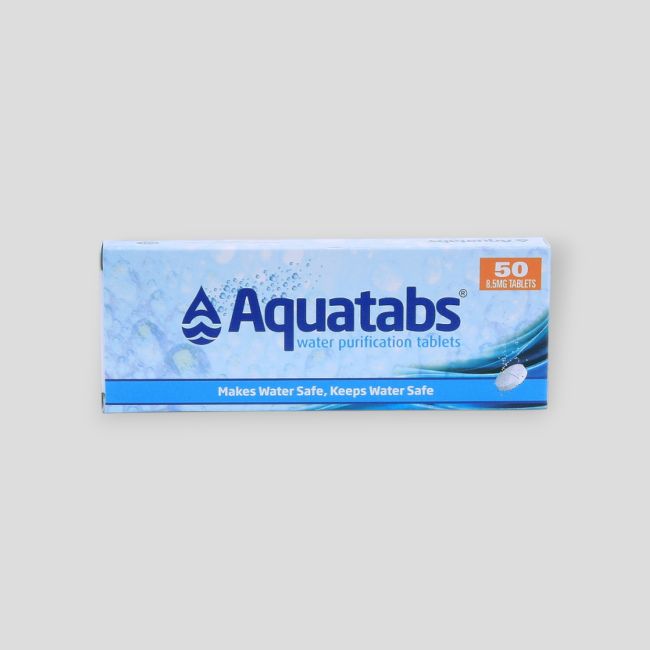 Lote de 50 pastillas de purificación de agua Aquatabs CR216 - BCB International