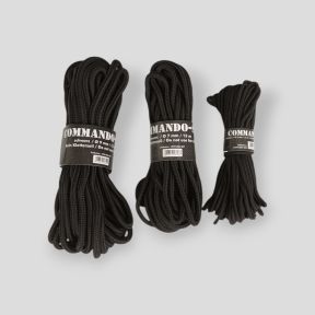 Corde Commando 9mm15m - Noir - Mil-Tec