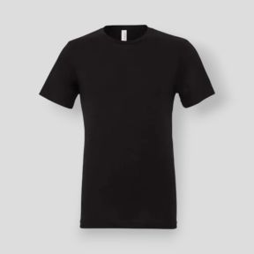 Unisex T-Shirt Triblend Crew Neck schwarz - Bella&Canvas