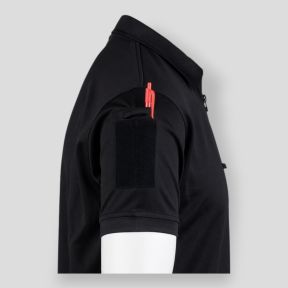 Taktisches Quick Dry Polo mit Reißverschluss - Schwarz - 101 Inc
