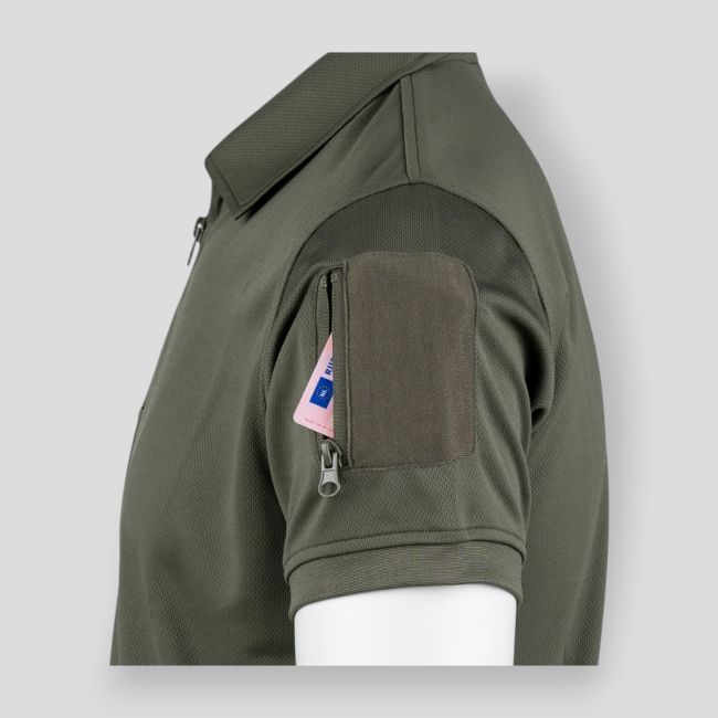 Polo tactique Quick Dry avec fermeture éclair - Ranger Green - 101 Inc