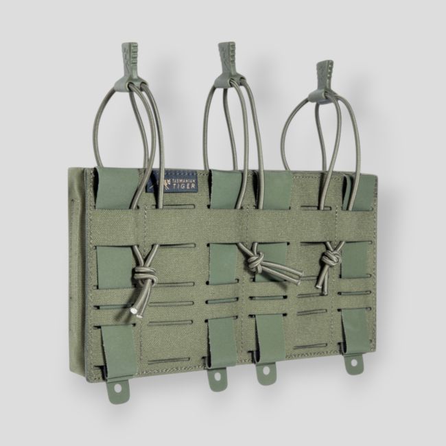 Portacargador triple MKIII BEL para M4 - Verde Oliva - Tasmanian Tiger