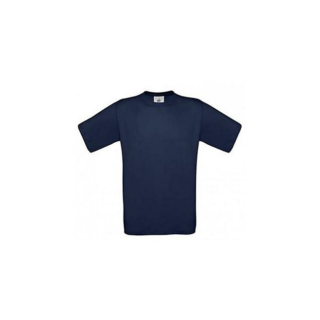 T-shirt korte mouwen Marine - B&C