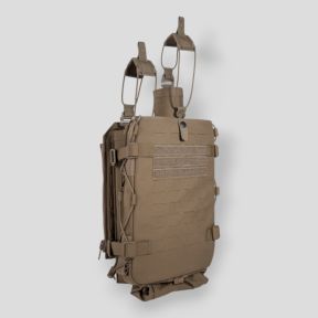 Gear-Tasche für Plattenträger mit Reißverschluss - Coyote - Tasmanian Tiger