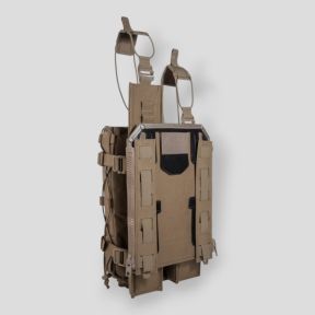 Poche Gear pour gilet porte-plaques avec zip - Coyote - Tasmanian Tiger