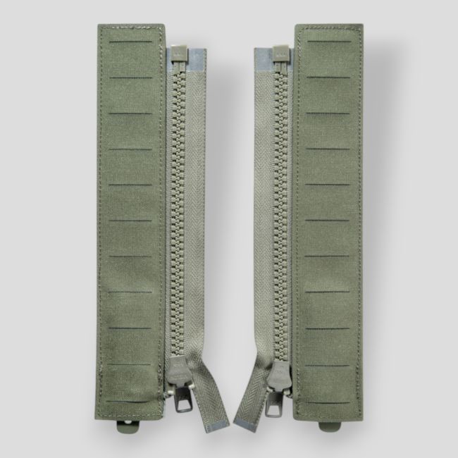 Conjunto de 2 cremalleras modulares para chaleco portaplacas - Verde Oliva - Tasmanian Tiger