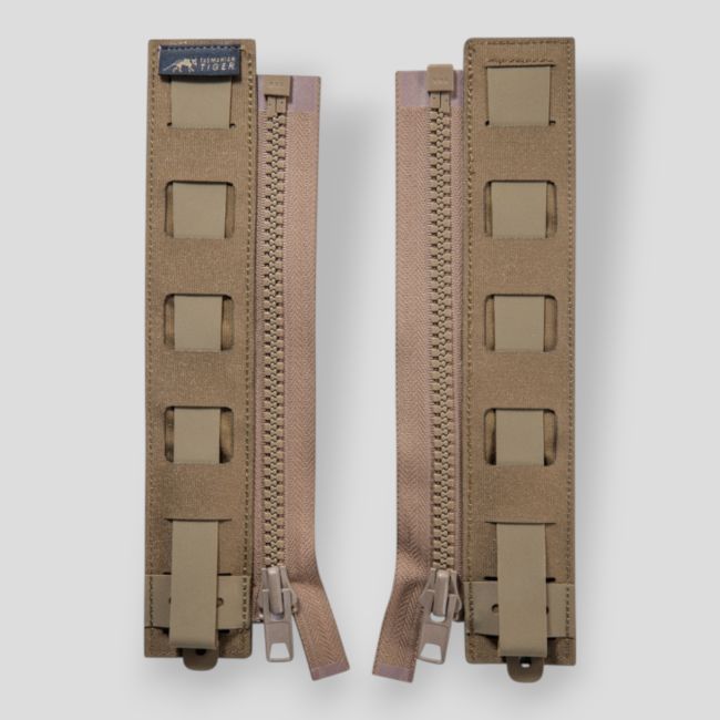 Ensemble de 2 zips modulaires pour gilet porte-plaques - Coyote - Tasmanian Tiger