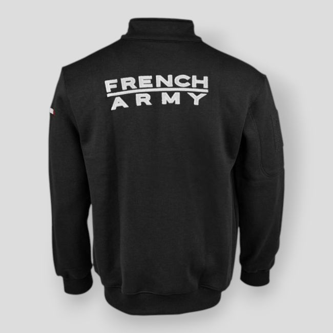 Casaco moletom French Army - Preto - Ares