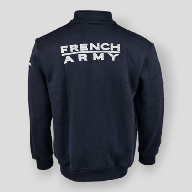 French Army sweatshirt vest - Marineblauw - Ares