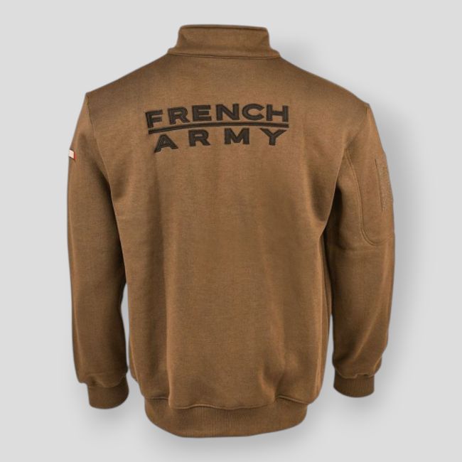 Sweatshirt-Jacke French Army - Coyote - Ares