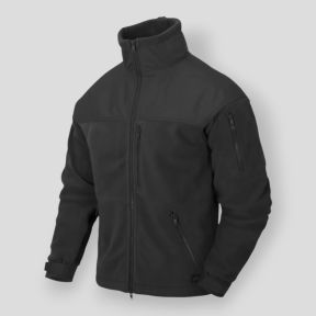 classic army jacket - fleece - black - helikon