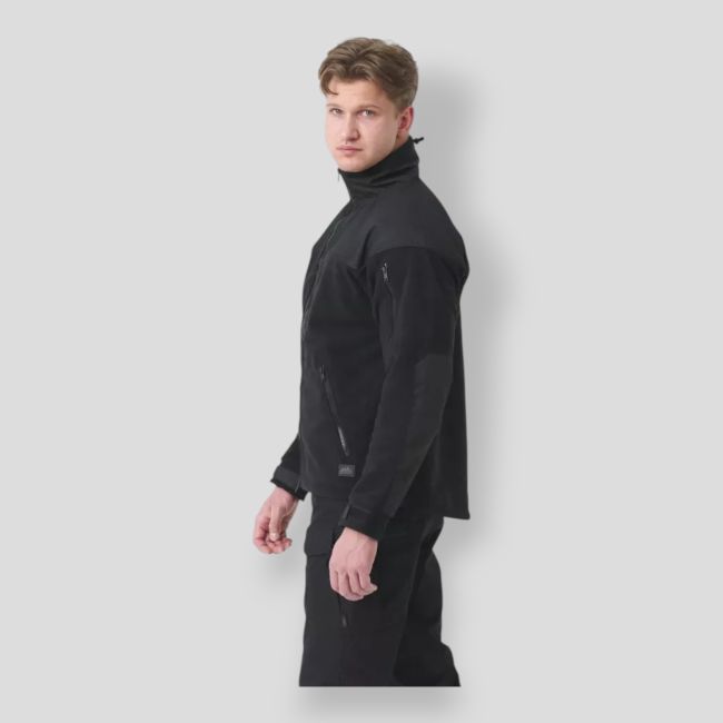 classic army jacket - fleece - black - helikon