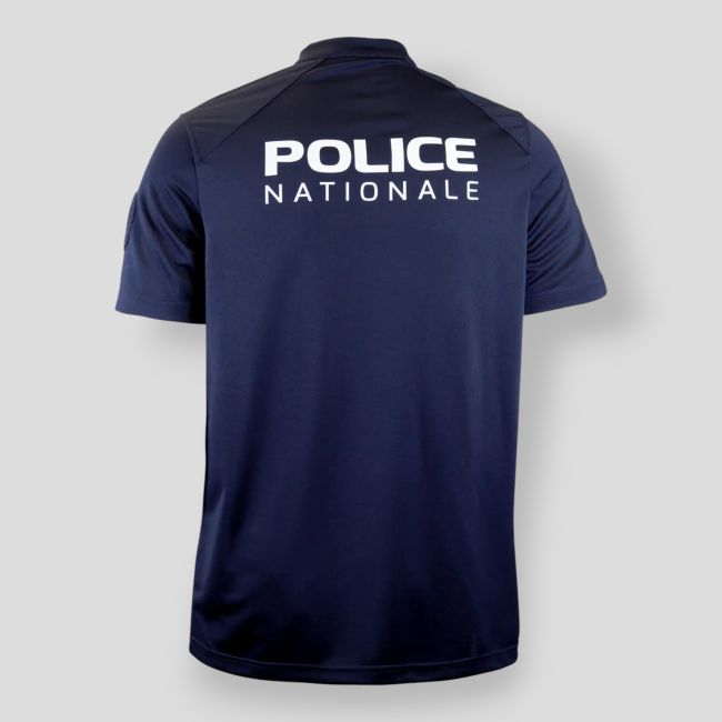 Polo de manga curta Police Nationale - Azul-marinho - GK