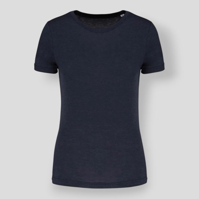 T-Shirt Damen Triblend Sport HeatherNavyFrench - Proact