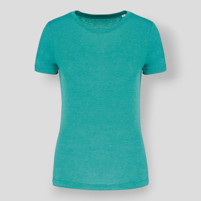 T-Shirt femme Triblend Sport HeatherTurquoise - Proact