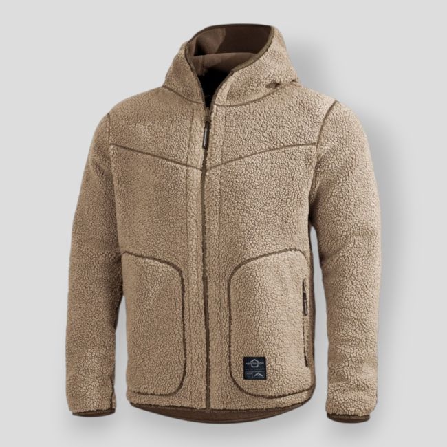 Chaqueta sherpa reversible Ianos - Khaki/RAL7013 - Pentagon