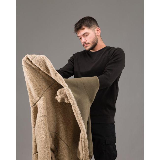 Omkeerbare sherpa vest Ianos - Khaki/RAL7013 - Pentagon