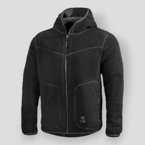 Veste sherpa réversible Ianos - Noir/Wolf Grey - Pentagon