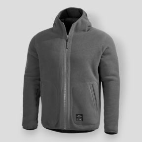 Chaqueta sherpa reversible Ianos - Negro/Wolf Grey - Pentagon