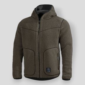 Giacca sherpa reversibile Ianos - RAL7013/Nero - Pentagon
