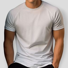 Korte mouw T-shirt Félin (raglan snit) van katoen - Wit - Patrol Equipement