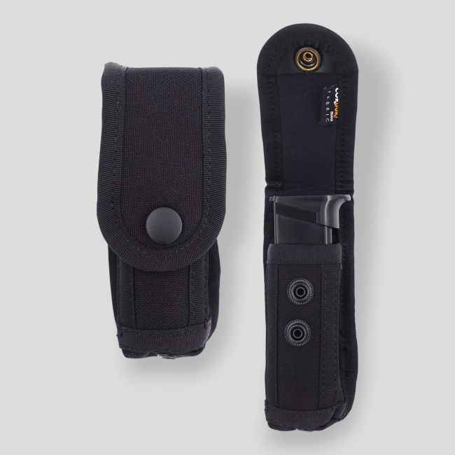 Ładownica z mocowaniami Molle i paskiem do pistoletów 9mm - Czarna - Patrol Equipement