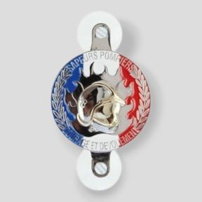 Plaque pour voiture Sapeurs Pompiers - Rond - Patrol Equipement
