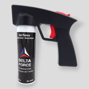 Aérosol anti-agression Gel Poivre avec poignée NG - 100ml - Patrol Equipement