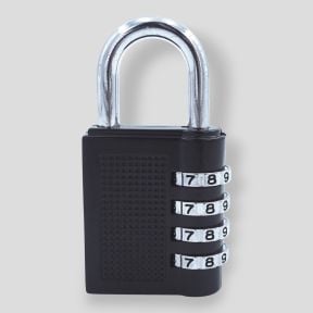 Lot de 10 cadenas à combinaison 4 chiffres - Noir - Patrol Equipement