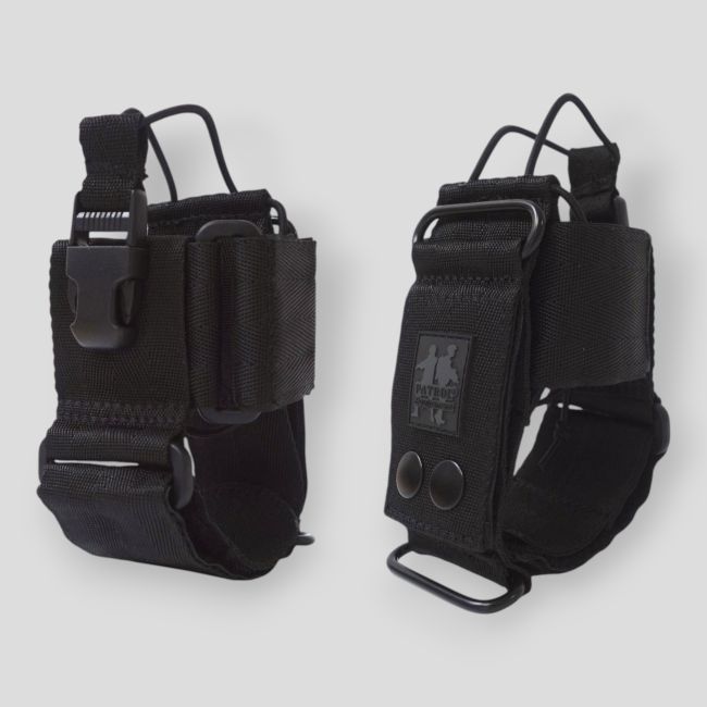 Porte-radio multi-tailles - Noir - Patrol Equipement