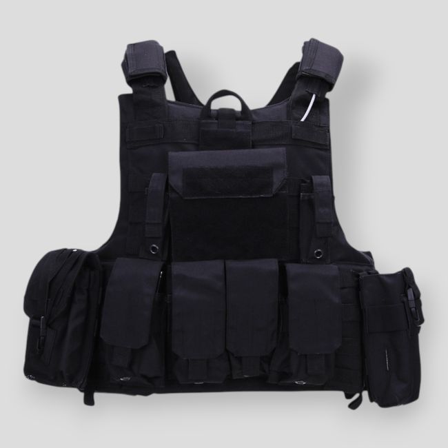 Colete tático Raptor - Preto - 101 Inc