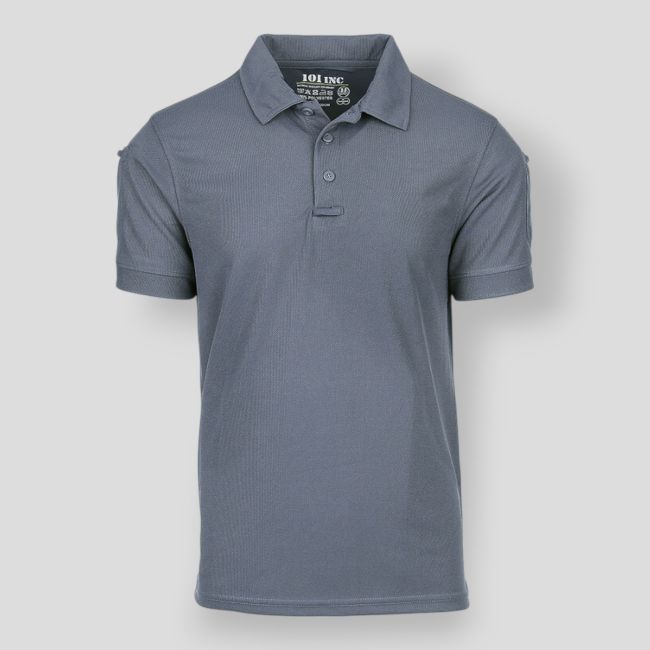 Polo tactique respirant - Wolf Grey - 101 Inc