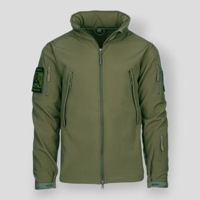 Chaqueta de combate softshell - Verde Oliva - 101 Inc