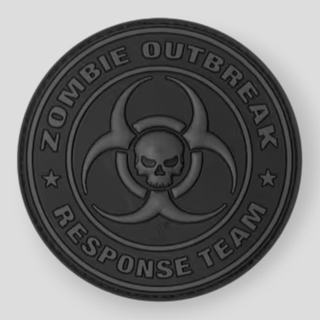Naszywka PVC Zombie Outbreak - Blackops - JTG