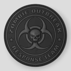 Parche PVC Zombie Outbreak - Blackops - JTG