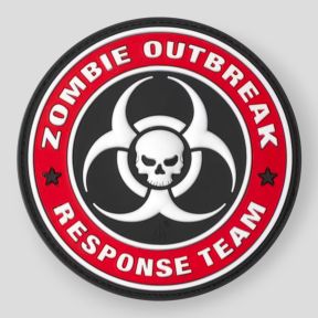 Patch PVC Zombie Outbreak - Blackmedic - JTG