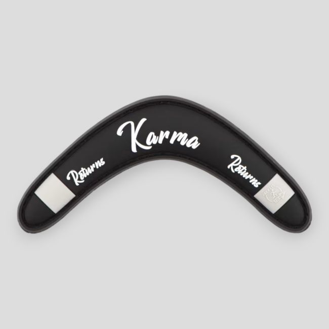 PVC-Patch Karma Returns - Schwarz - JTG