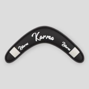 Patch PVC Karma Returns - Preto - JTG