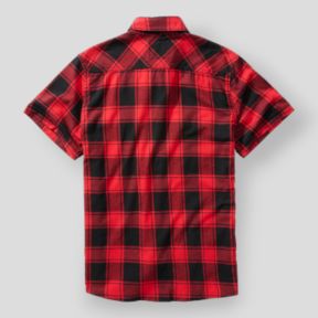 Chemise manches courtes carreaux rouge/noir - Brandit