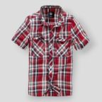 Camicia a maniche corte rossa - Brandit
