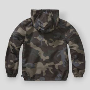 Dziecięca letnia kurtka wiatrówka z zamkiem darkcamo - Brandit