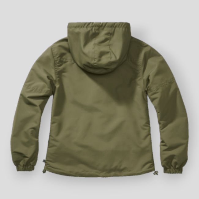Damen Sommer Windbreaker mit Reißverschluss oliv - Brandit