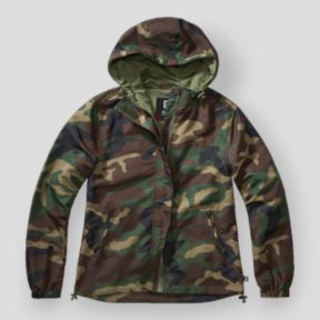 Damen Sommer Windbreaker mit Reißverschluss woodland - Brandit