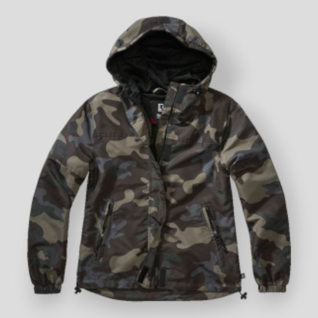 Coupe vent d'été femme zip darkcamo - Brandit